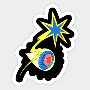 Star eye Sticker